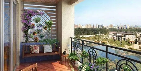 鋅鋼陽臺護欄裝修圖